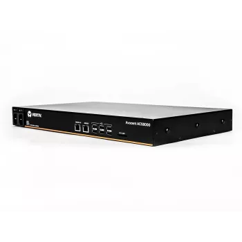 Vertiv Avocent ACS 8000 32-Port konsoles serveris ar divkāršu AC barošanas bloku un analogo modemu - ACS8032MDAC-404