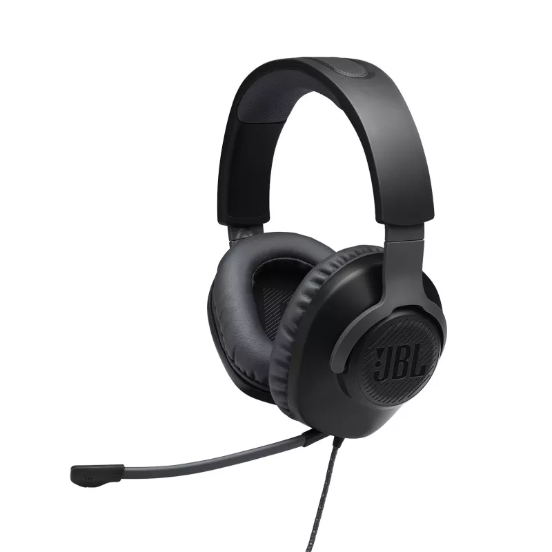 JBL Quantum 100 MELNAS - vadu spēļu austiņas, 20 – 20000 Hz, 216 g