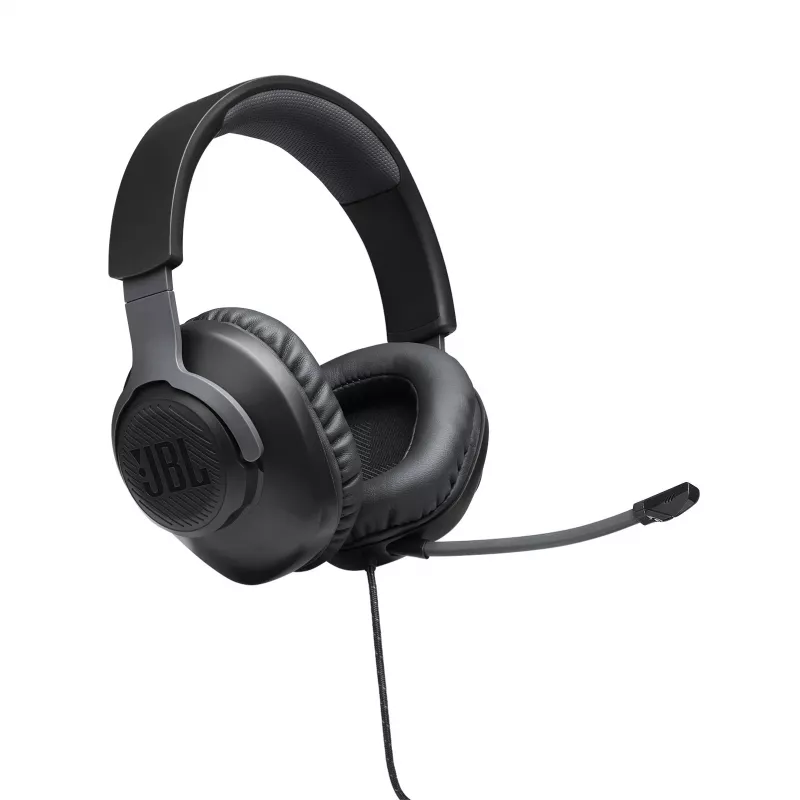 JBL Quantum 100 MELNAS - vadu spēļu austiņas, 20 – 20000 Hz, 216 g