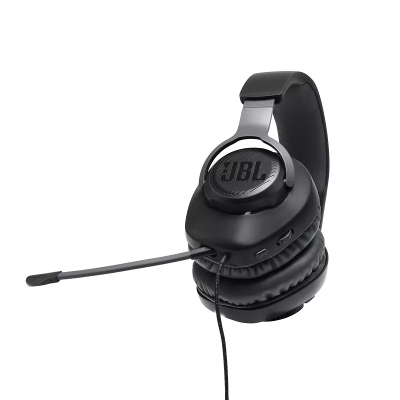 JBL Quantum 100 MELNAS - vadu spēļu austiņas, 20 – 20000 Hz, 216 g