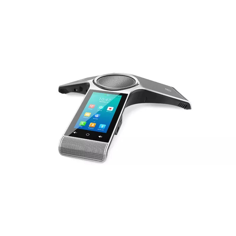 IP konferences telefons Yealink CP960 — sudraba, pogas un skārienjutīga vadība, Micro-USB B & USB-A, 338×338×74 mm