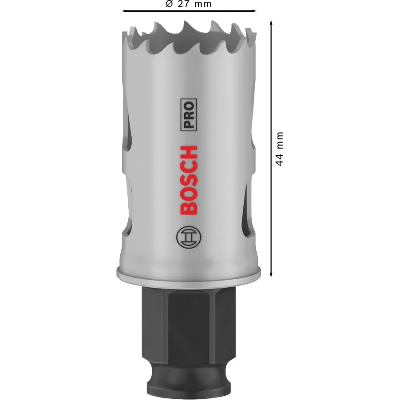 Urbja zāģis Bosch PRO Multi Material PC Plus 44/27 mm — viens, urbjam, Ø27 mm
