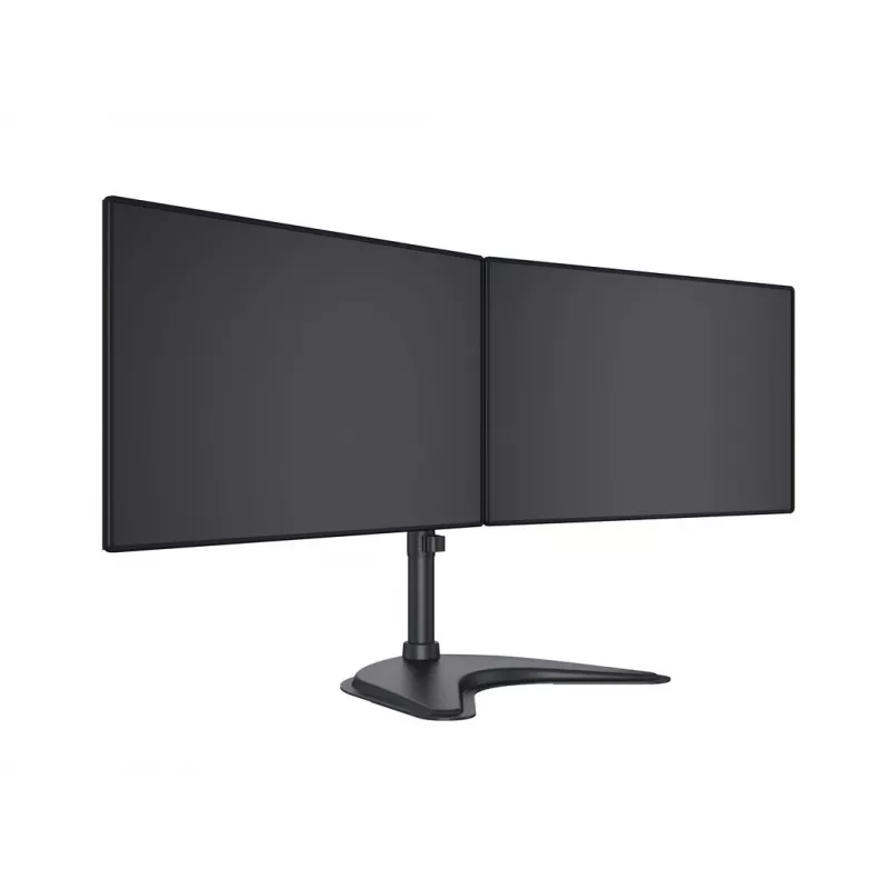 Multibrackets M Deskstand Basic Dual, brīvi stāvošs, 16 kg, 38.1 cm (15 collas), 68.6 cm (27 collas), 100 x 100 mm, Melns