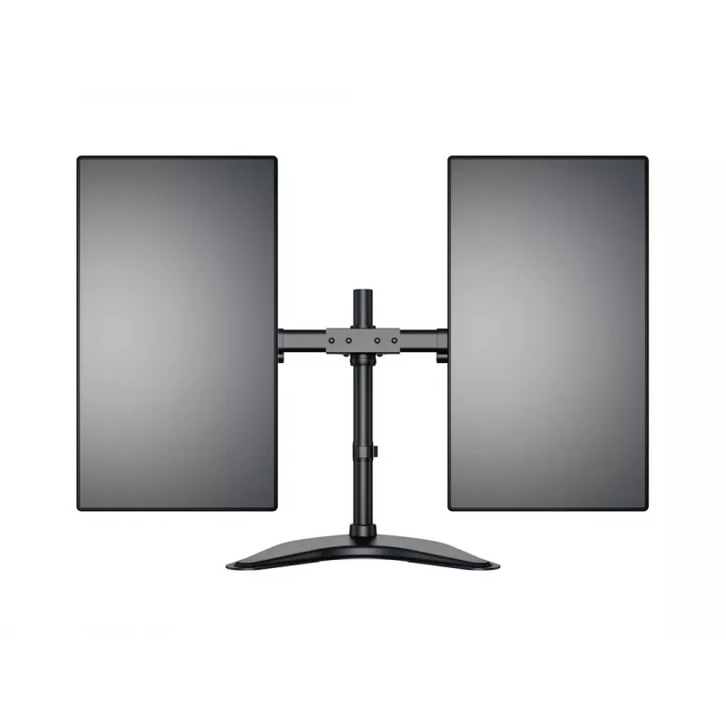 Multibrackets M Deskstand Basic Dual, brīvi stāvošs, 16 kg, 38.1 cm (15 collas), 68.6 cm (27 collas), 100 x 100 mm, Melns
