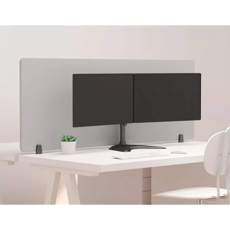 Multibrackets M Deskstand Basic Dual, brīvi stāvošs, 16 kg, 38.1 cm (15 collas), 68.6 cm (27 collas), 100 x 100 mm, Melns