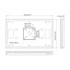 Korpuss MULTIBRACKETS M Pro Series QB24R & QB24R-T Melns — Tērauds, Ainava, Piemērots 24 collu