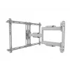 TV sienas stiprinājums Multibrackets M Universal Flexarm Pro 40kg HD Single — 40 kg, 40–70 collu ekrāniem, VESA 200x200–600x400, balts