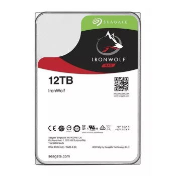 Seagate IronWolf NAS cietais disks 12 TB 7200 RPM 256 MB SATA III 3.5 collas