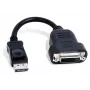 Matrox CAB-DP-DVIF adaptera kabelis 0.2 m DisplayPort DVI-D Melns