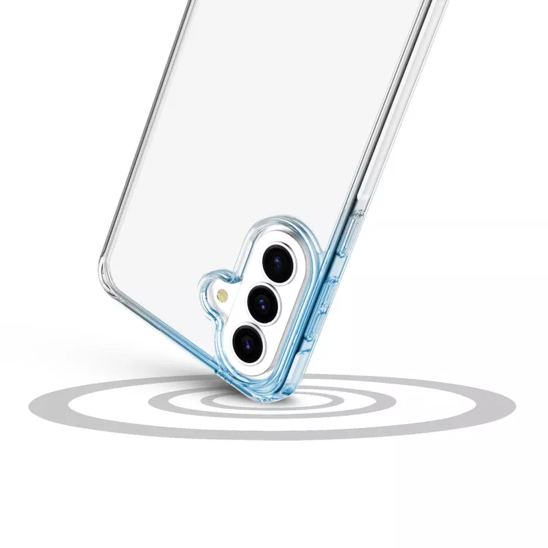 Cellularline Clear Protect cietais vāciņš ar gumijas malām Samsung Galaxy A57