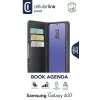 Cellularline Book Agenda 2 Galaxy A37 grāmatveida maciņš no mākslīgās ādas ar magnētisko aizdari, statīva funkciju un RFID/NFC aizsardzību