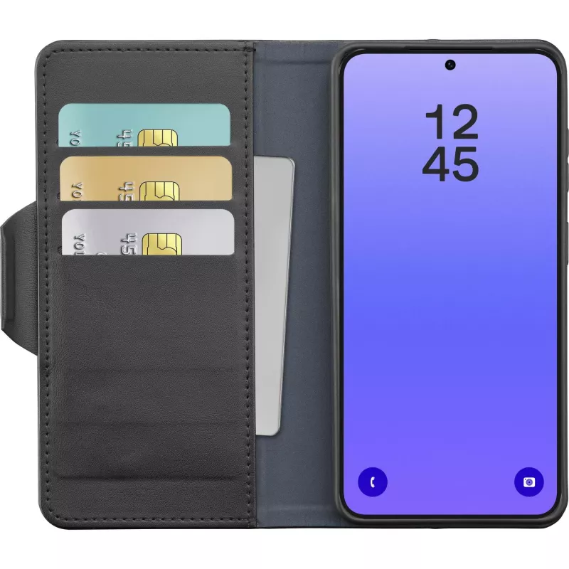 Cellularline Book Agenda 2 Galaxy A37 grāmatveida maciņš no mākslīgās ādas ar magnētisko aizdari, statīva funkciju un RFID/NFC aizsardzību