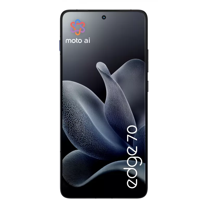 Viedtālrunis Motorola edge 70 — 6.7 collu (17 cm) OLED, Snapdragon 7 Gen 4, 8 GB RAM, 256 GB, Divas SIM, 5G, 4800 mAh, Pelēks
