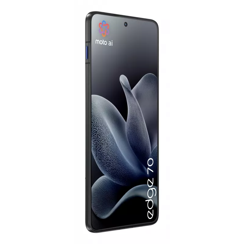 Viedtālrunis Motorola edge 70 — 6.7 collu (17 cm) OLED, Snapdragon 7 Gen 4, 8 GB RAM, 256 GB, Divas SIM, 5G, 4800 mAh, Pelēks