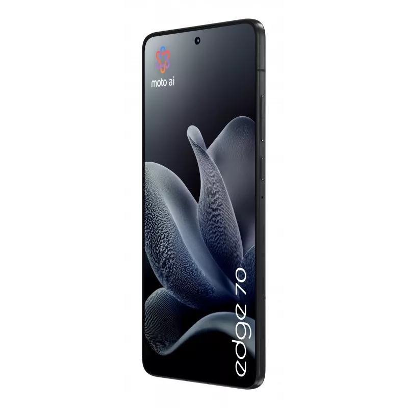 Viedtālrunis Motorola edge 70 — 6.7 collu (17 cm) OLED, Snapdragon 7 Gen 4, 8 GB RAM, 256 GB, Divas SIM, 5G, 4800 mAh, Pelēks