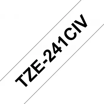 Brother TZE-241CIV līmlentes kasete 18mm x 8m, 20 gab. iepakojumā