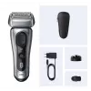 Elektriskais skuveklis BRAUN Series 8 8617S Slapjš&Sauss SensoAdapt — folijas skuveklis, bezvadu, uzlādējams
