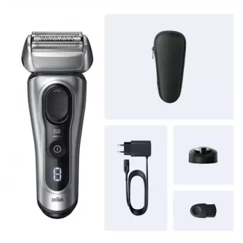 Elektriskais skuveklis BRAUN Series 8 8617S Slapjš&Sauss SensoAdapt — folijas skuveklis, bezvadu, uzlādējams