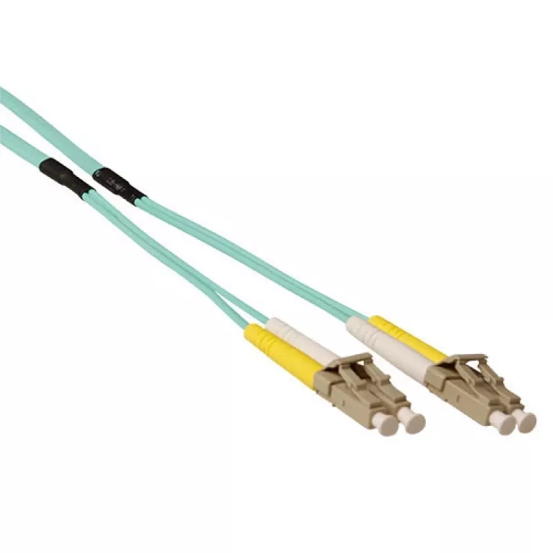 ACT 20 metru Multimode 50/125 OM3 divdzīslu pastiprināts optiskais kabelis ar LC savienotājiem