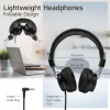 ACT salokāmas stereo austiņas ar 3,5 mm audio ligzdu