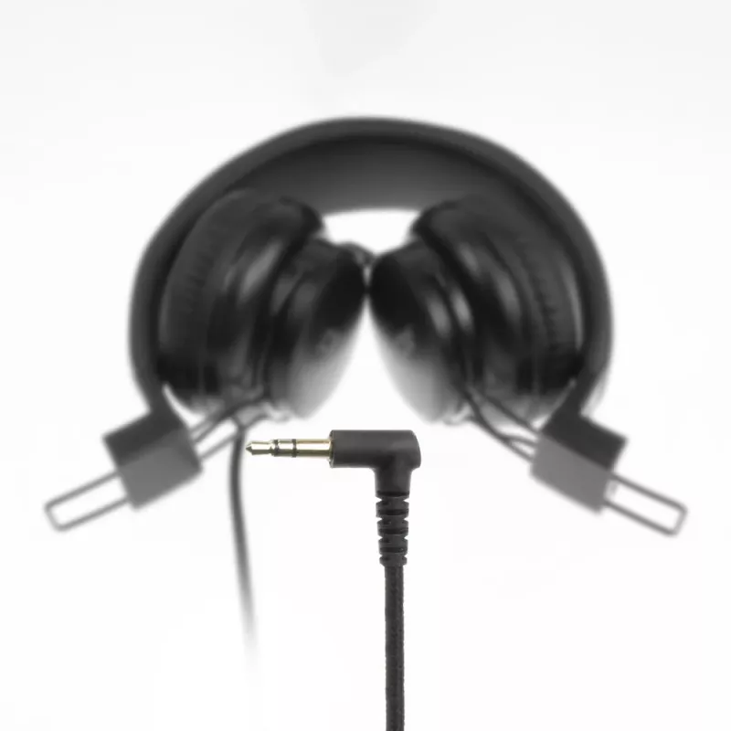 ACT salokāmas stereo austiņas ar 3,5 mm audio ligzdu