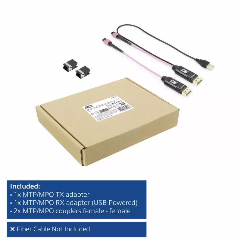 ACT DisplayPort uz MTP/MPO adapteru komplekts 8K@60Hz pagarināšanai
