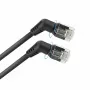 ACT DD1901 Cat6 U/FTP (STP) tīkla kabelis 1 m, melns, slīpais savienotājs