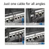 ACT tīkla kabelis DD1903 Cat6 U/FTP (STP) melns, 3 m, RJ-45 uz RJ-45, apzeltīti kontakti
