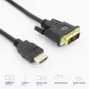 ACT AK3735 HDMI–DVI-D adaptera kabelis 2 m melns