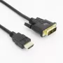 ACT AK3737 HDMI (A) uz DVI-D kabelis 5 m melns