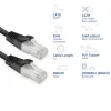 ACT Cat8 U/FTP (STP) tīkla kabelis FB8101 — 1 m, RJ-45 līdz RJ-45, Melns