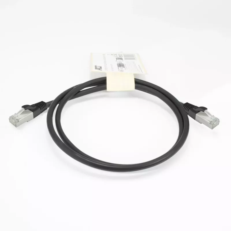 ACT Cat8 U/FTP (STP) tīkla kabelis FB8101 — 1 m, RJ-45 līdz RJ-45, Melns