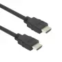 HDMI kabelis ACT AK3871 — 1 m, HDMI Type A uz Type A, HDMI 2.0, 18 Gbit/s, ARC, apzeltīti kontakti, melns