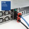 ACT barošanas vads C14 IEC Lock+ Dual Locking - C15 IEC Lock+ zils 1 m, PC3870