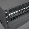 ACT Black 1 m U/UTP CAT6A LSZH plāns savienojuma kabelis ar RJ45 90° leņķa augšup savienotājiem