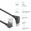 ACT tīkla kabelis DD7900 Cat6a U/UTP savienojuma kabelis 0,5 m RJ-45 melns