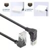 ACT tīkla kabelis DD7900 Cat6a U/UTP savienojuma kabelis 0,5 m RJ-45 melns