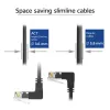 ACT tīkla kabelis DD7900 Cat6a U/UTP savienojuma kabelis 0,5 m RJ-45 melns