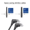 ACT DA5902 tīkla kabelis Cat6a U/FTP (STP) 2 m, RJ-45 uz RJ-45, melns