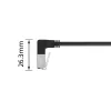 Tīkla kabelis ACT DA5930 Cat6a U/FTP (STP) Melns 0,15 m ar RJ-45 savienotājiem, apzeltītiem kontaktiem