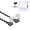 ACT DA6930 Cat6a U/FTP tīkla kabelis 0.15 m, RJ-45 uz RJ-45, apzeltīti kontakti, melns
