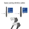 ACT DA6930 Cat6a U/FTP tīkla kabelis 0.15 m, RJ-45 uz RJ-45, apzeltīti kontakti, melns