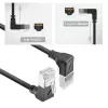 ACT DA7903 Cat6a U/FTP (STP) tīkla kabelis, melns, 3 m, RJ-45 – RJ-45, apzeltīti kontakti
