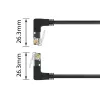 ACT DA7903 Cat6a U/FTP (STP) tīkla kabelis, melns, 3 m, RJ-45 – RJ-45, apzeltīti kontakti