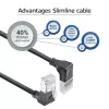ACT DA7903 Cat6a U/FTP (STP) tīkla kabelis, melns, 3 m, RJ-45 – RJ-45, apzeltīti kontakti