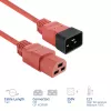 Strāvas vads ACT C20–C21 IEC60320 sarkans 1,5 m, 250 V 16 A