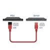 Strāvas vads ACT C20–C21 IEC60320 sarkans 1,5 m, 250 V 16 A
