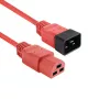 Strāvas vads ACT C20–C21 IEC60320 sarkans 2 m, 16 A 250 V