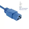 Strāvas vads ACT C20–C21 IEC60320 zils 16A 250V 2.5m
