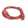 Strāvas kabelis ACT C14 uz C21 IEC60320 sarkans 1 m, 250V 10A